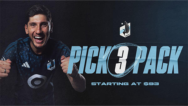 MNUFC Pick 3 Pack Starting at $93