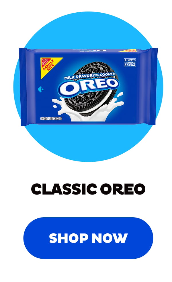 Classic Oreo. Shop Now.