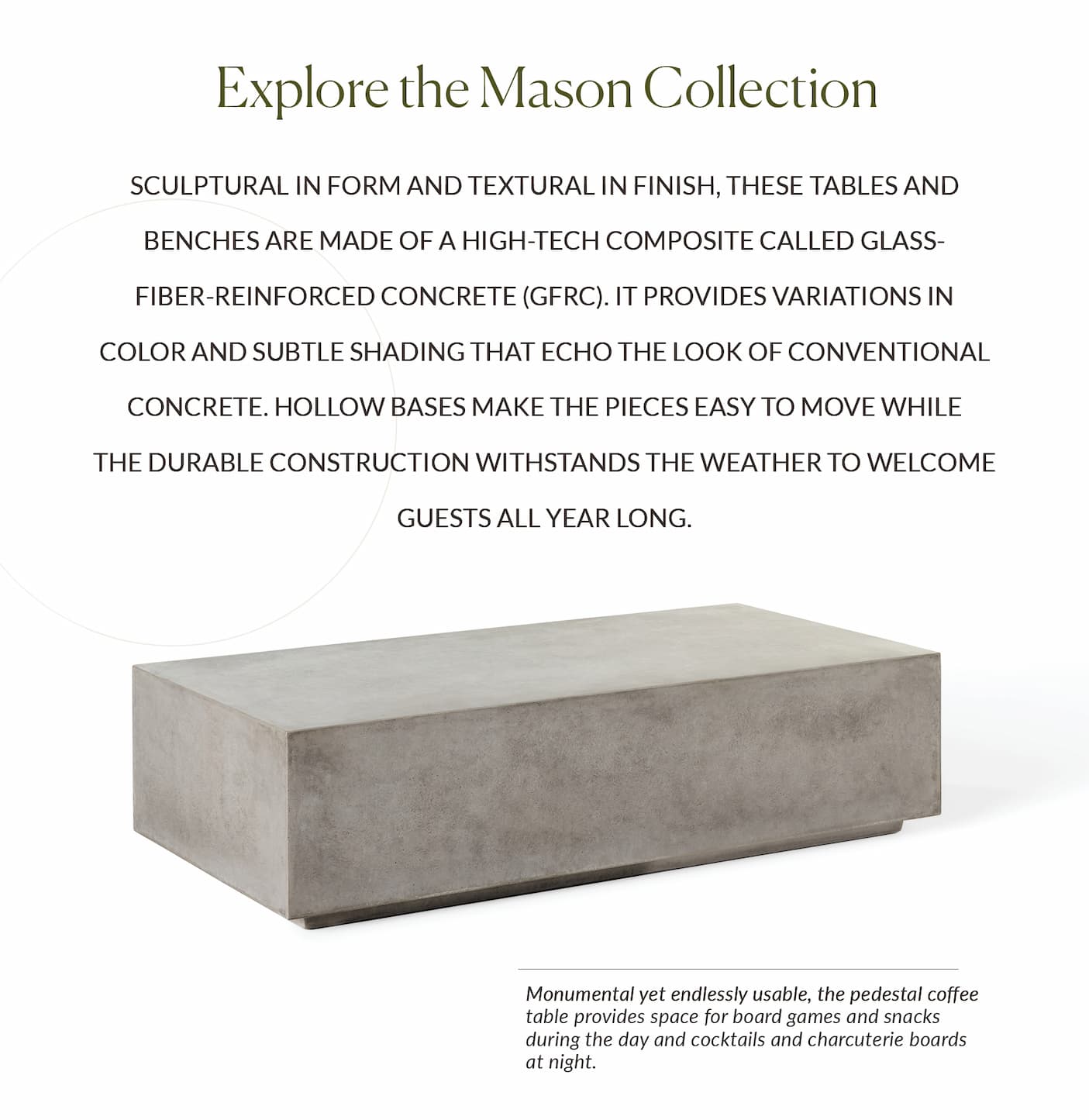 Explore the Mason Collection