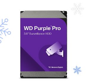 WD Purple Pro 3.5" Surveillance HDD, a hard drive designed for surveillance systems.