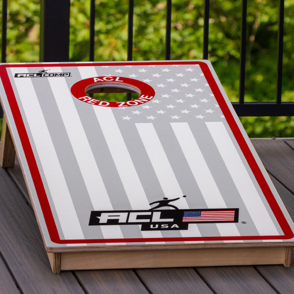 Image of American Cornhole League ACL COMP 2x4 Cornhole Board - USA Edition