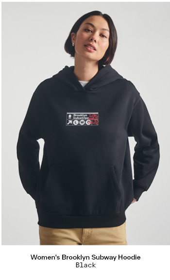Womens' Brooklyn Subway Hoodie