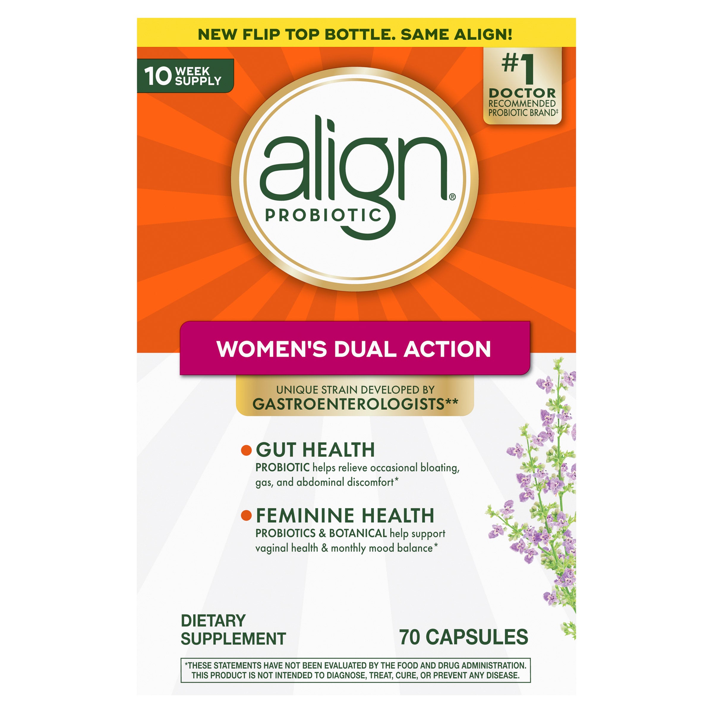 align Women's Dual Action Probiotic Supplement