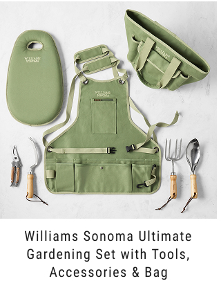Williams Sonoma Ultimate Gardening Set with Tools, Accessories & Bag