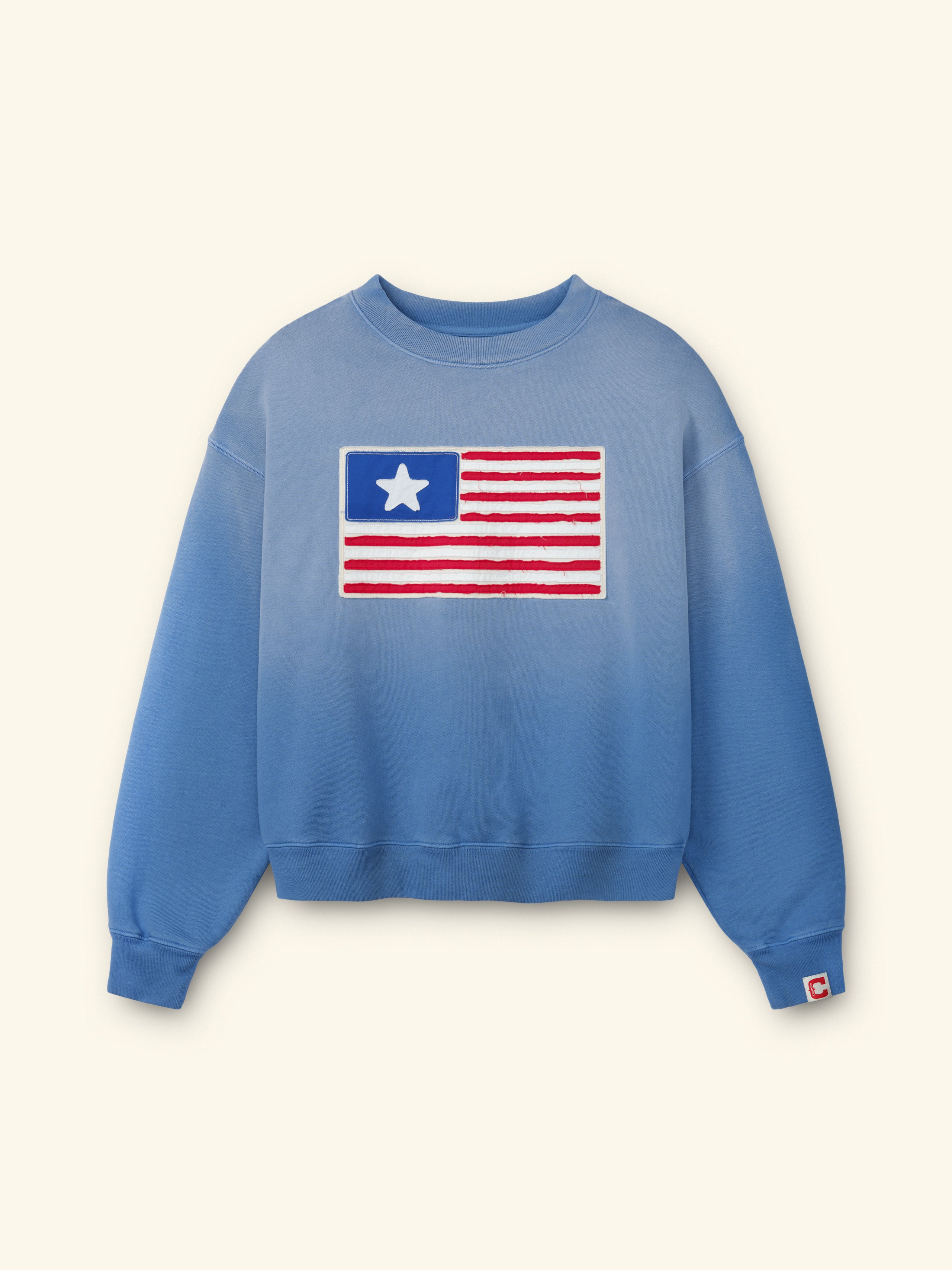 Image of 1 Star Crewneck (Steel Blue)