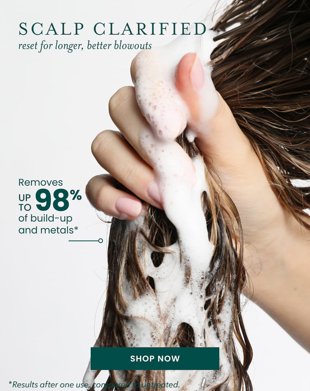 SCALP CLARIFIED: reset for longer, better blowouts