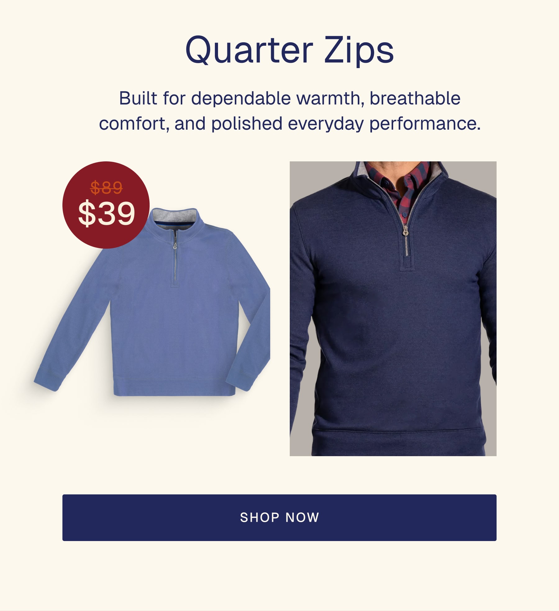 Quarter Zips
