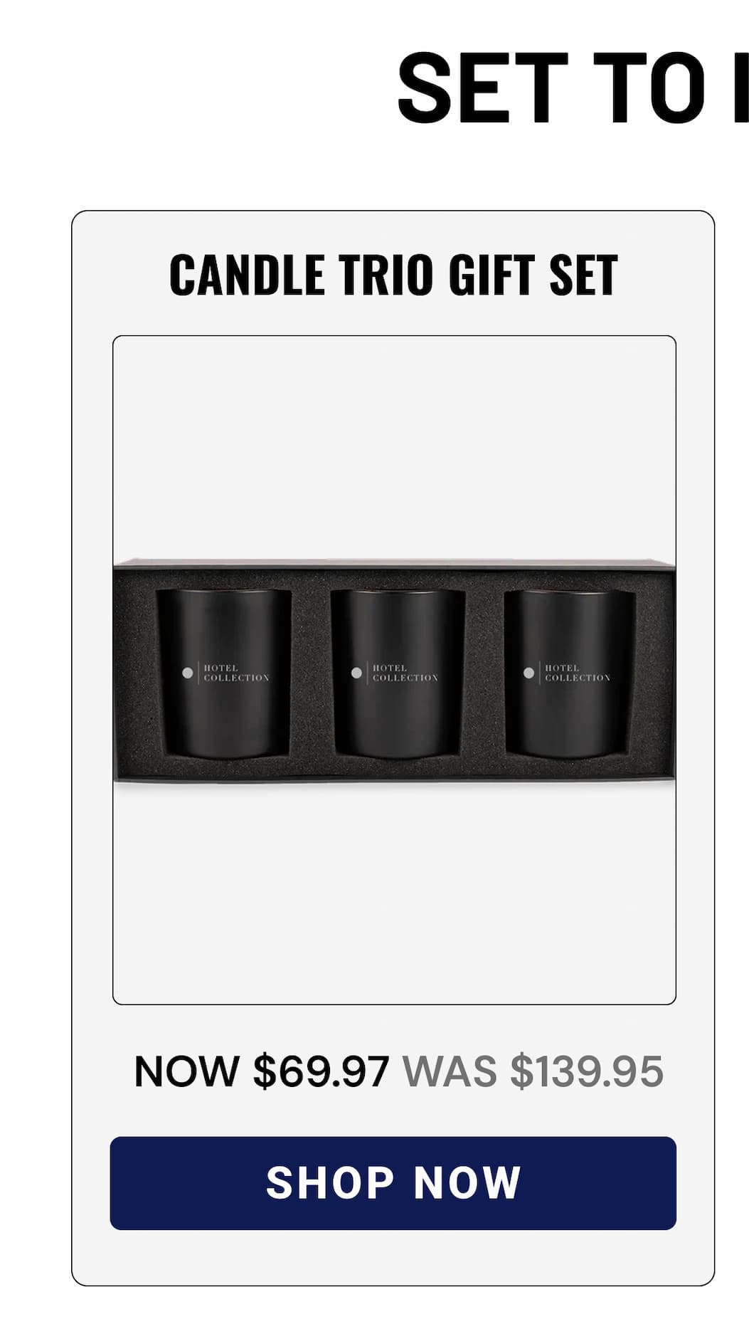 CANDLE TRIO GIFT SET