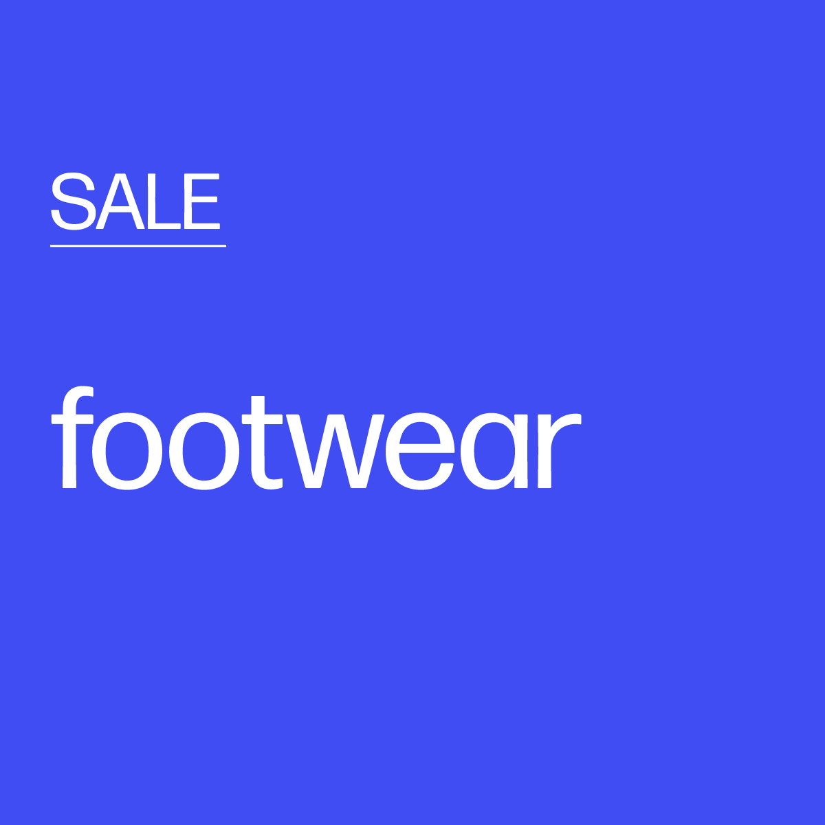 Sale Footwear