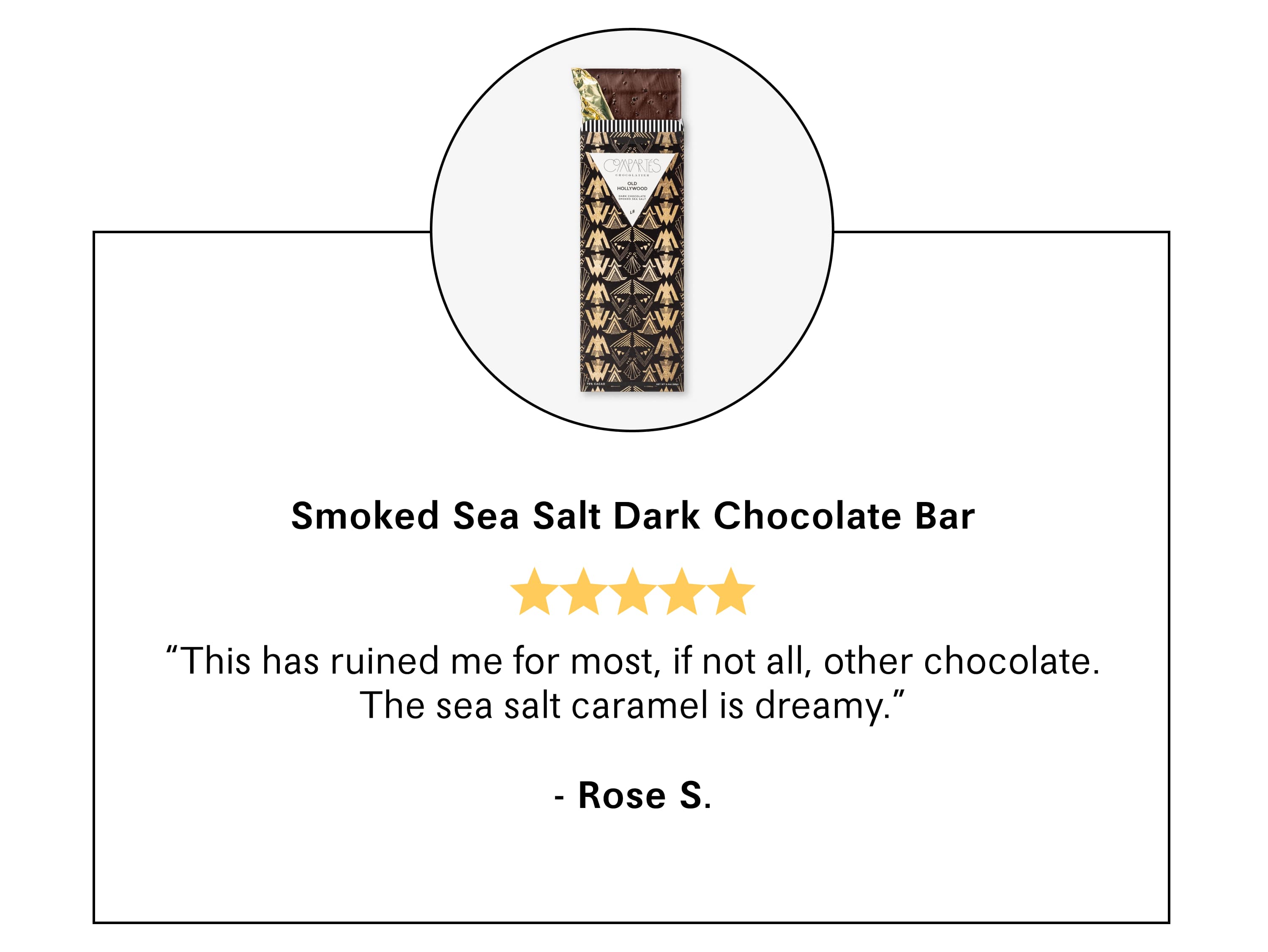 Smoked Sea Salt Dark Chocolate Bar