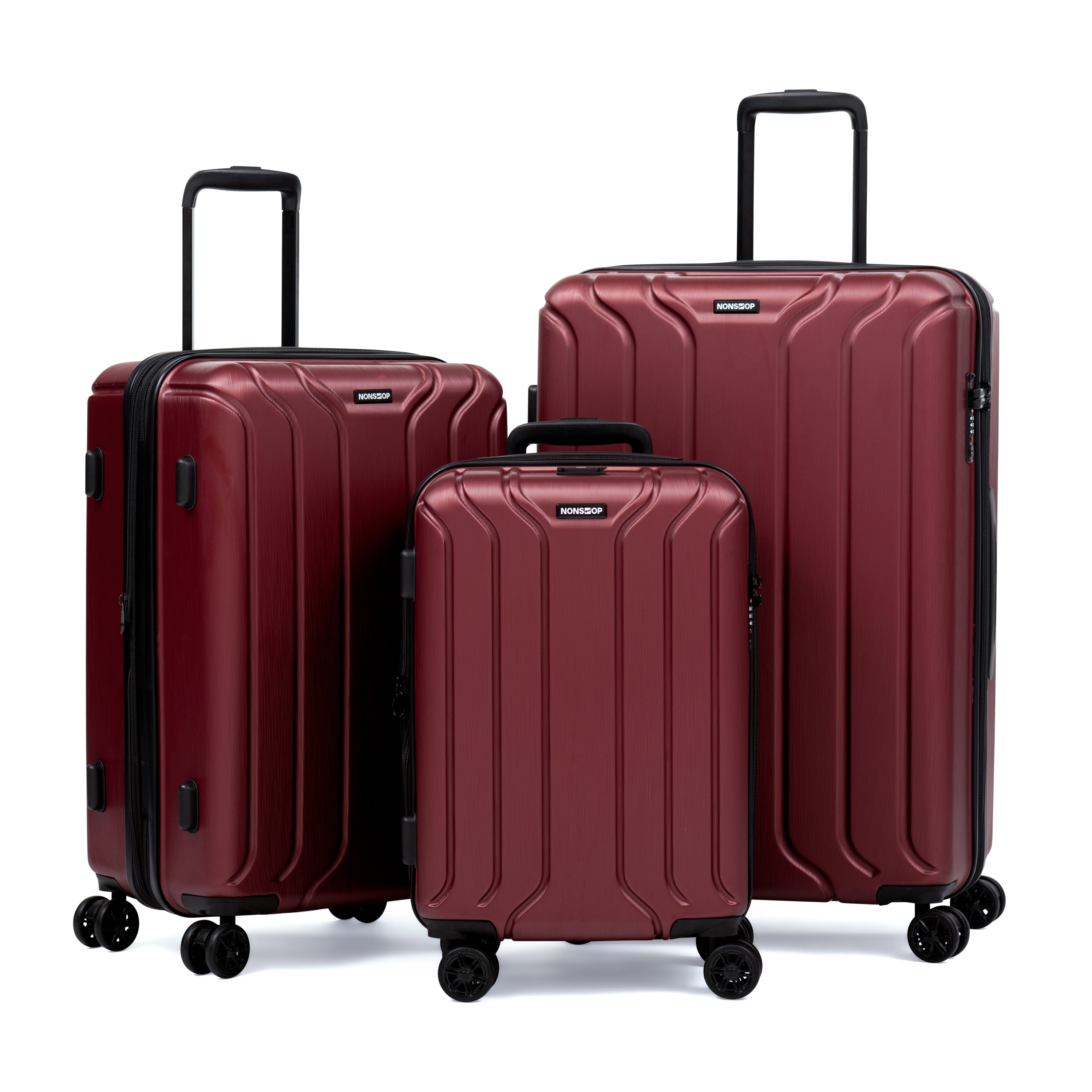 Image of NONSTOP New York 3-Piece Expandable Spinner Luggage Set and 3-Piece Packing Cube Set