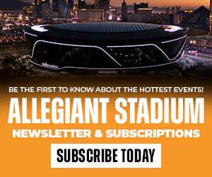 Allegiant Stadium Newsletter Sign Up 