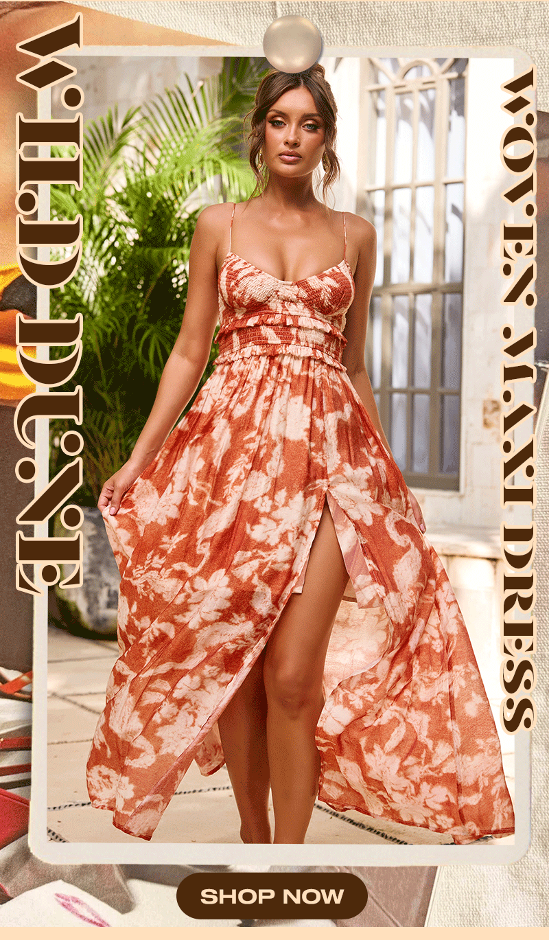 Wild Dune Woven Maxi Dress
