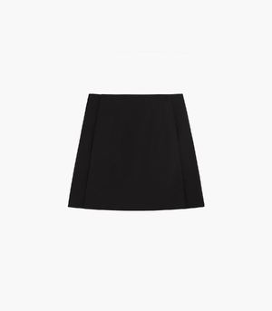(gaia)PLNT Nylon Skirt—Black