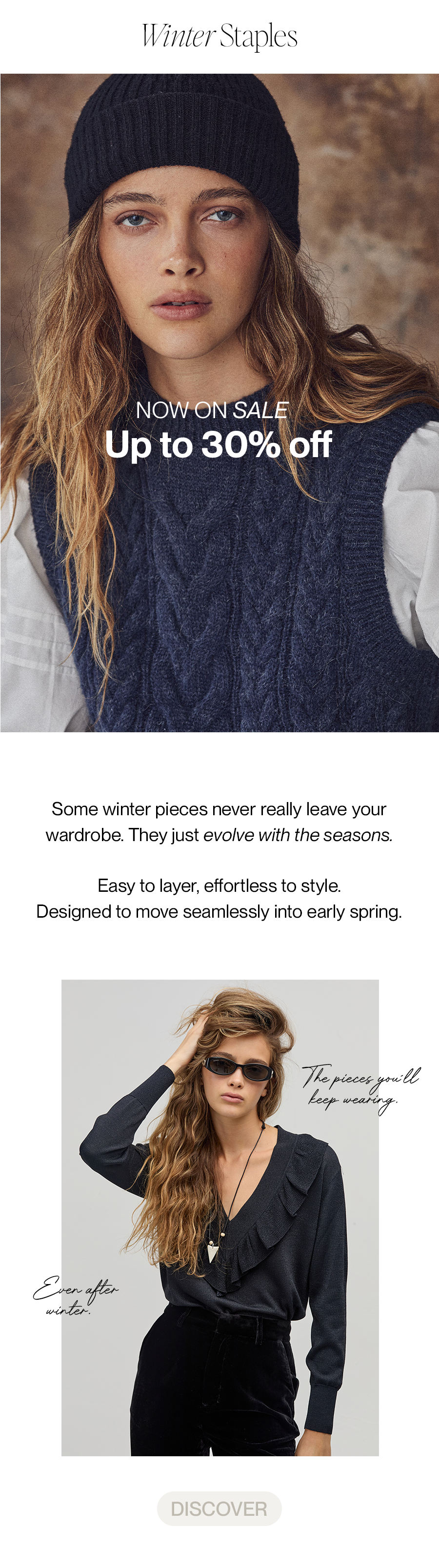 SALE Lightweight, feminine, and sophisticated, it is a versatile garment that elevates any look: from a relaxed outfit with jeans to a more elegant evening proposal.