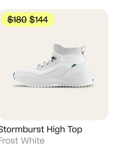 Stormburst High Top in Frost White