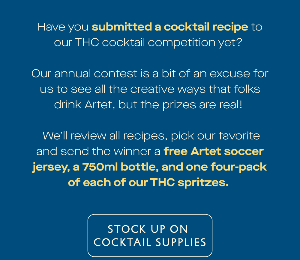Grab our infused aperitif. 