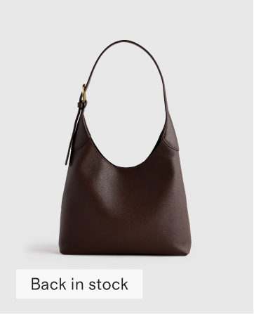 Full-Grain Leather Small Shoulder Bag