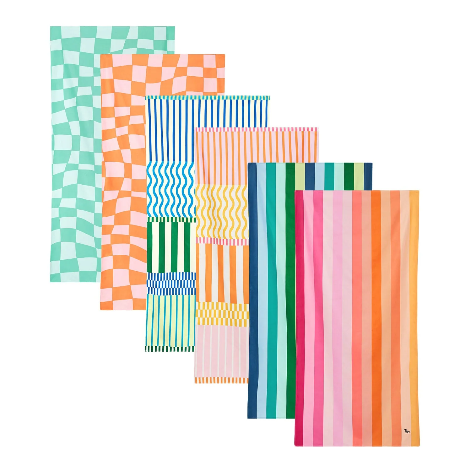 Dock and Bay Quick Dry Beach Towel Set, 6-Pack