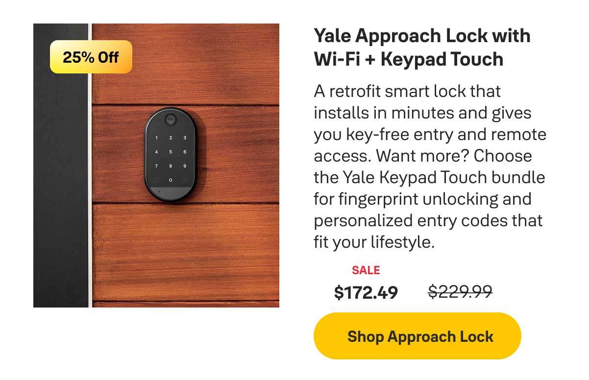 Shop Approach Lock.