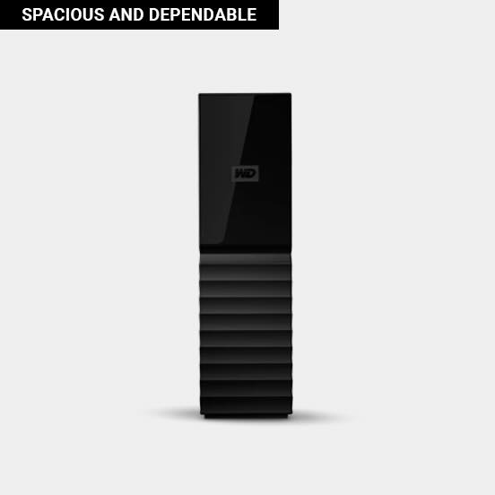 Western Digital external hard drive.