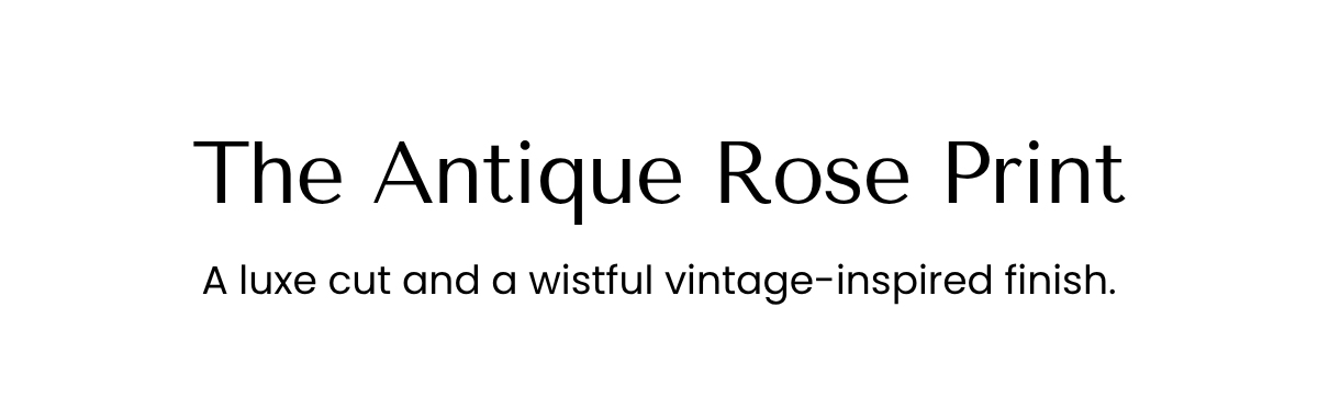 he Antique Rose Print