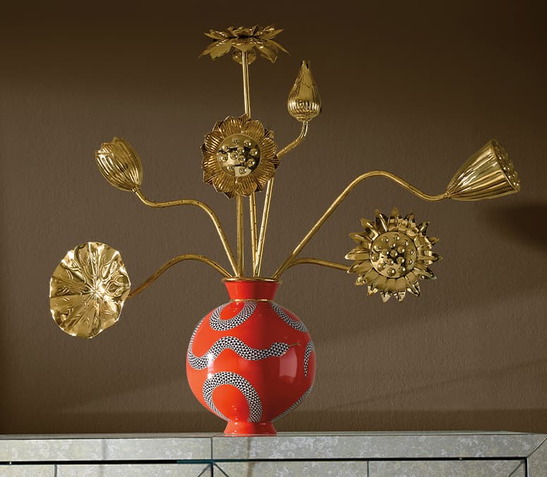 Brass Flowers Bouquet