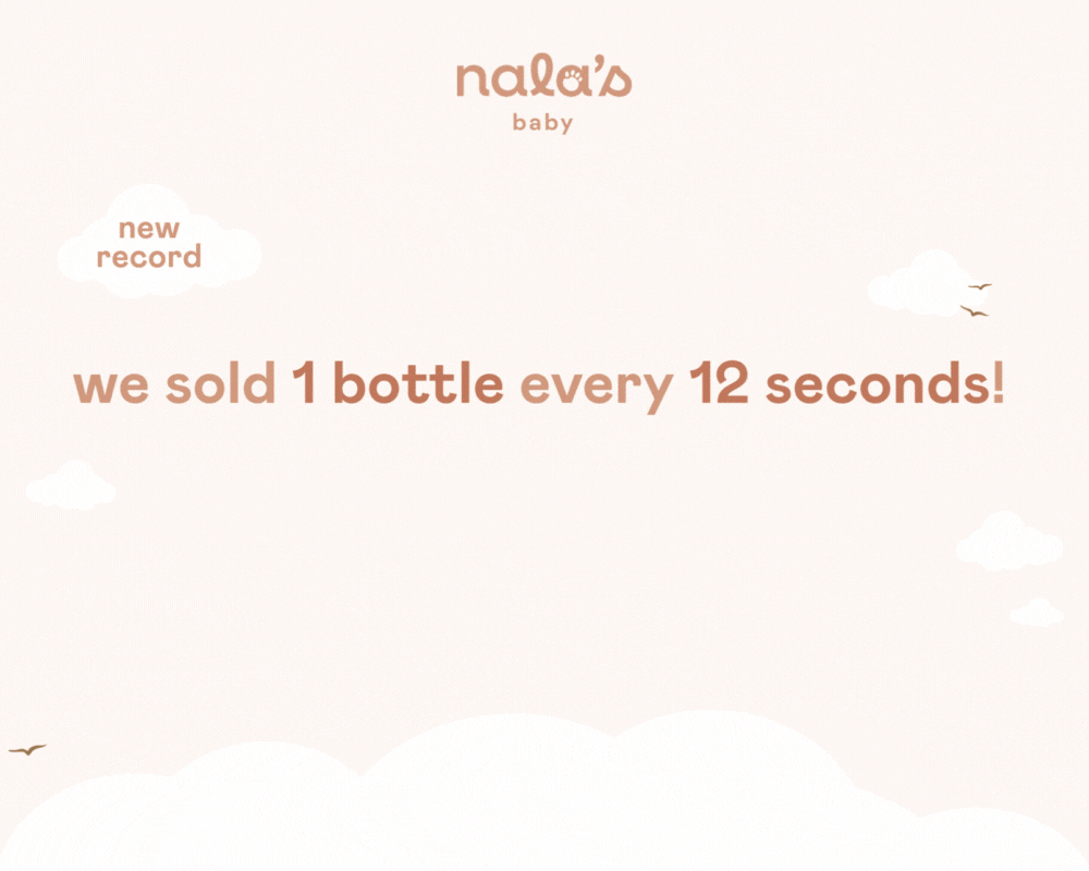 NEW RECORD: We sold 1 bottle every 12 seconds!
