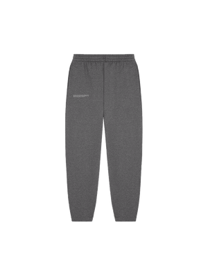 Reclaimed Cotton Barrel-Leg Track Pants—reclaim charcoal
