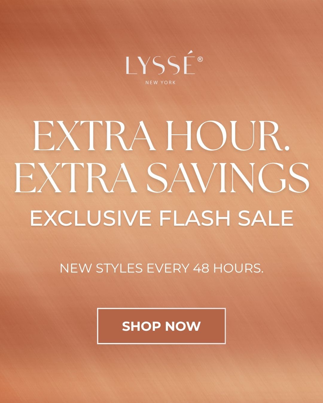 EXCLUSIVE FLASH SALE