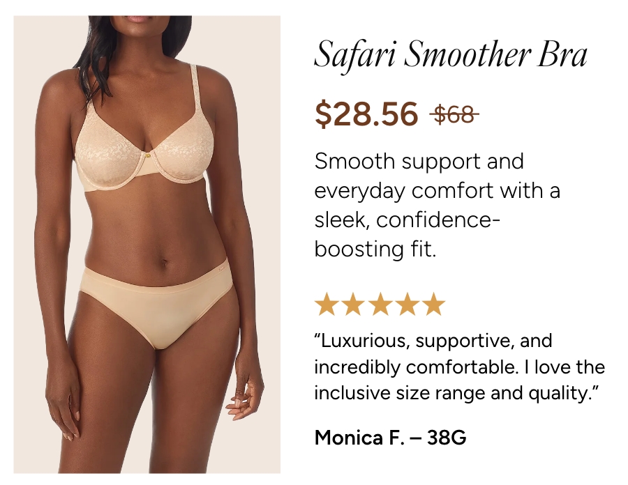 Safari Smoother Bra
