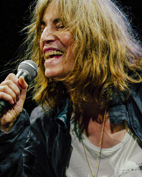 A series of images of musicians performing onstage and people dancing.