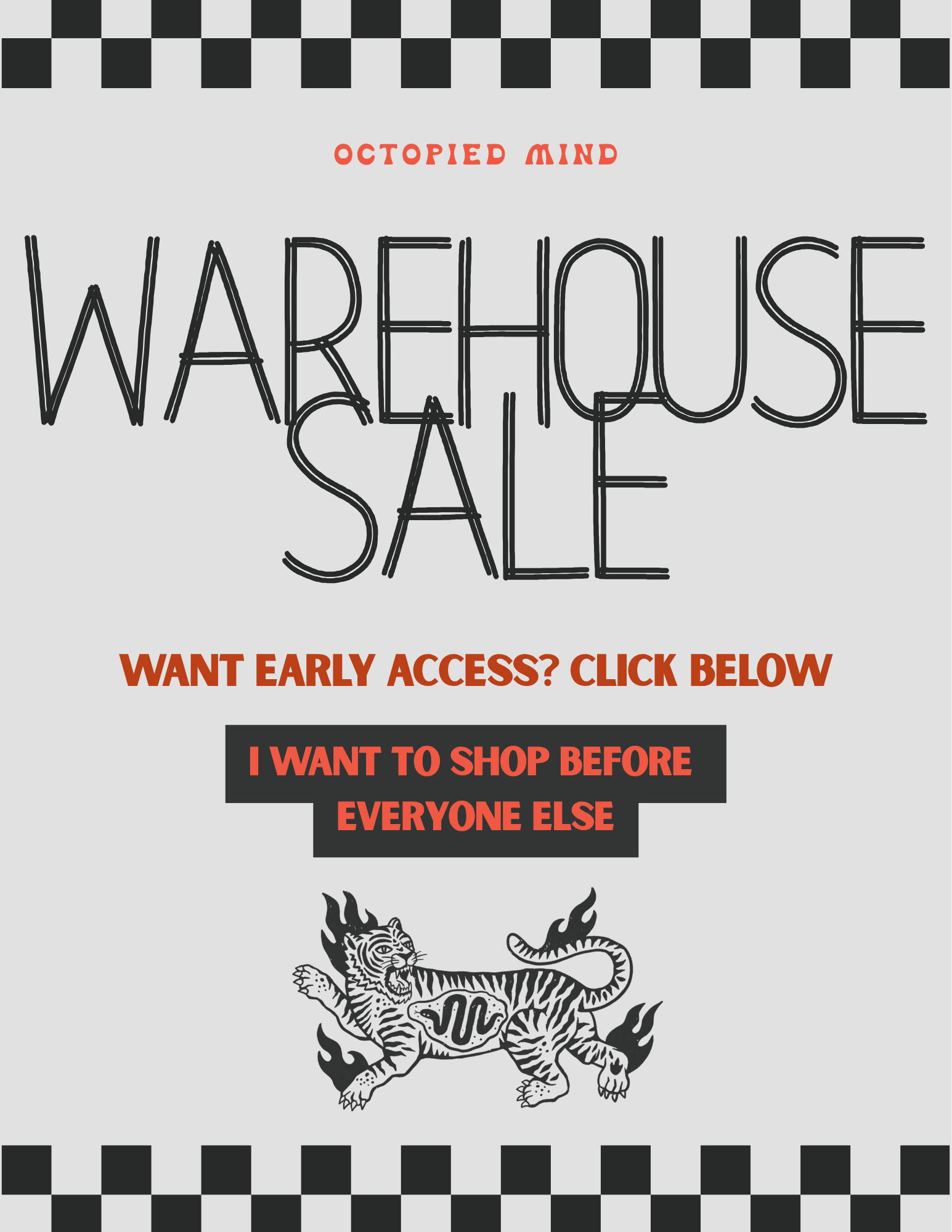 WAREHOUSE SALE EARLY ACCESS