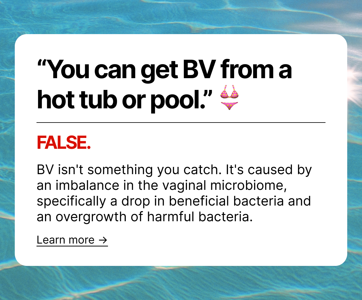 You can get BV from a hot tub or pool..?