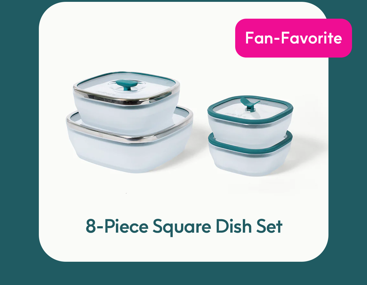 8-Piece Square Dish Set