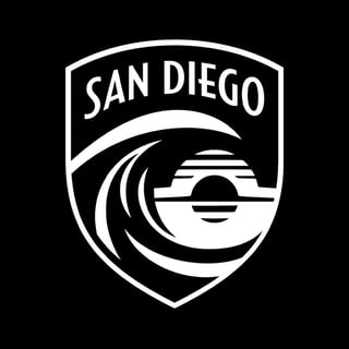 San Diego Wave_White logo BK_1x1