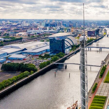 View of venues beside a river