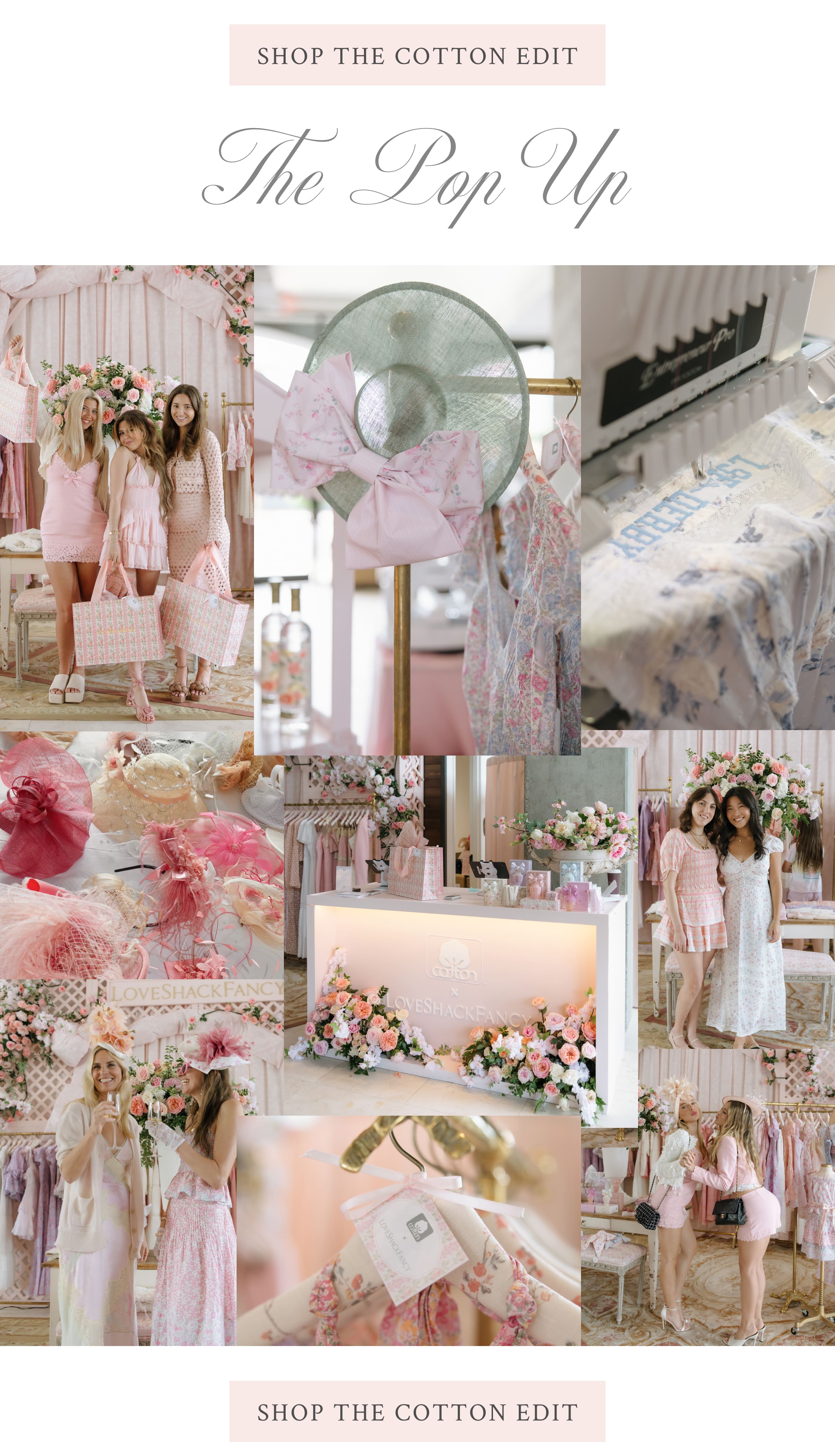 Last weekend, we brought to life the beginning of our Cotton x LoveShackFancy summer campaign “American Icons” with an epic takeover at the Kentucky Derby. Here’s a look into the magic weekend and the curated sunshine looks to match.  <SHOP THE COTTON EDIT>