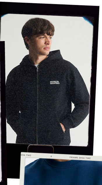 Men's Brooklyn Industries Logo Sweatshirt Black