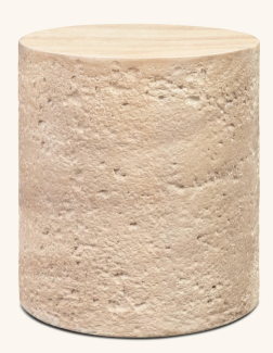 SHOP Rokka Side Table in Travertine