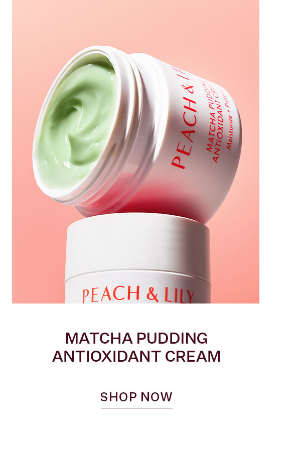 Matcha Pudding Antioxidant Cream