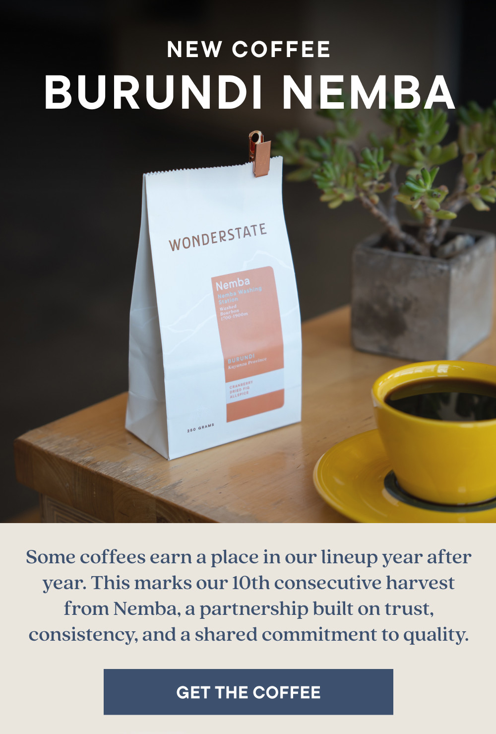 NEW COFFE BURUNDI NEMBA - GET THE COFFEE