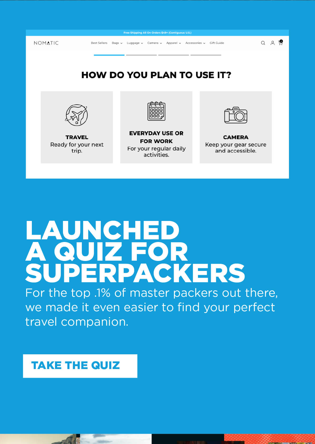 Bag Finder Quiz