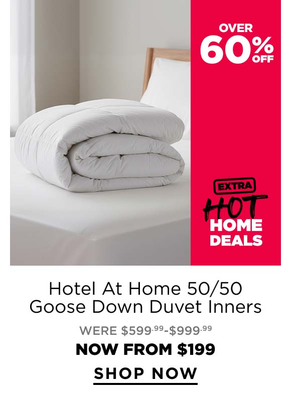 Hotel At Home 50/50 Goose Down Duvet Inners