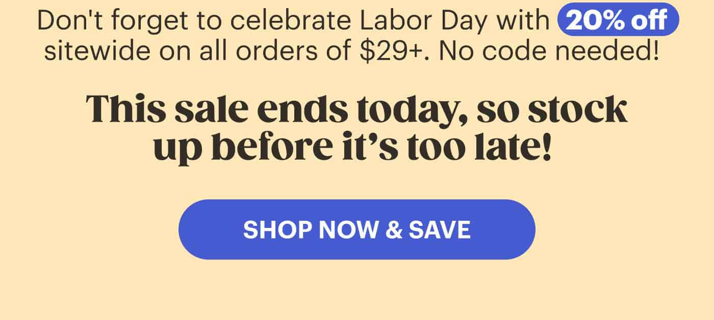 SHOP NOW & SAVE
