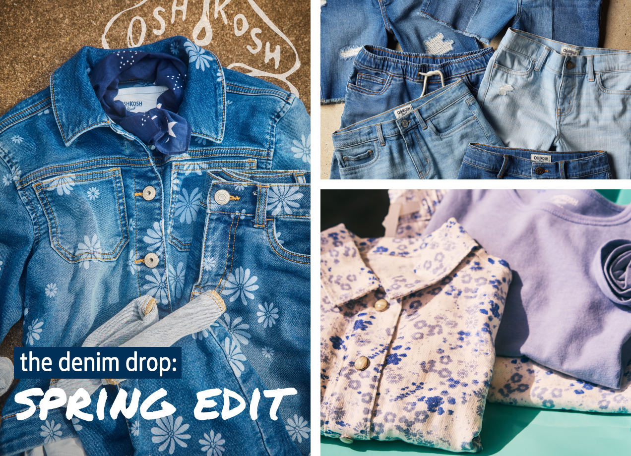the denim drop: SPRING EDIT