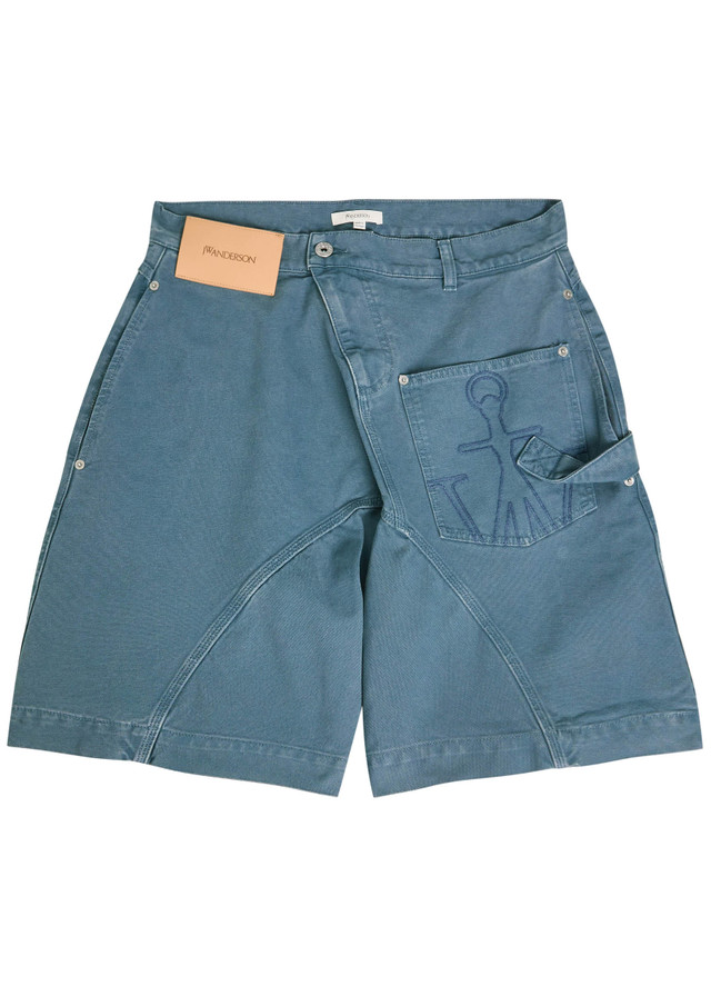 JW ANDERSON Twisted Workwear canvas shorts