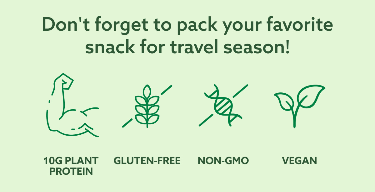 Don't forget to pack your favorite snack for travel season!
