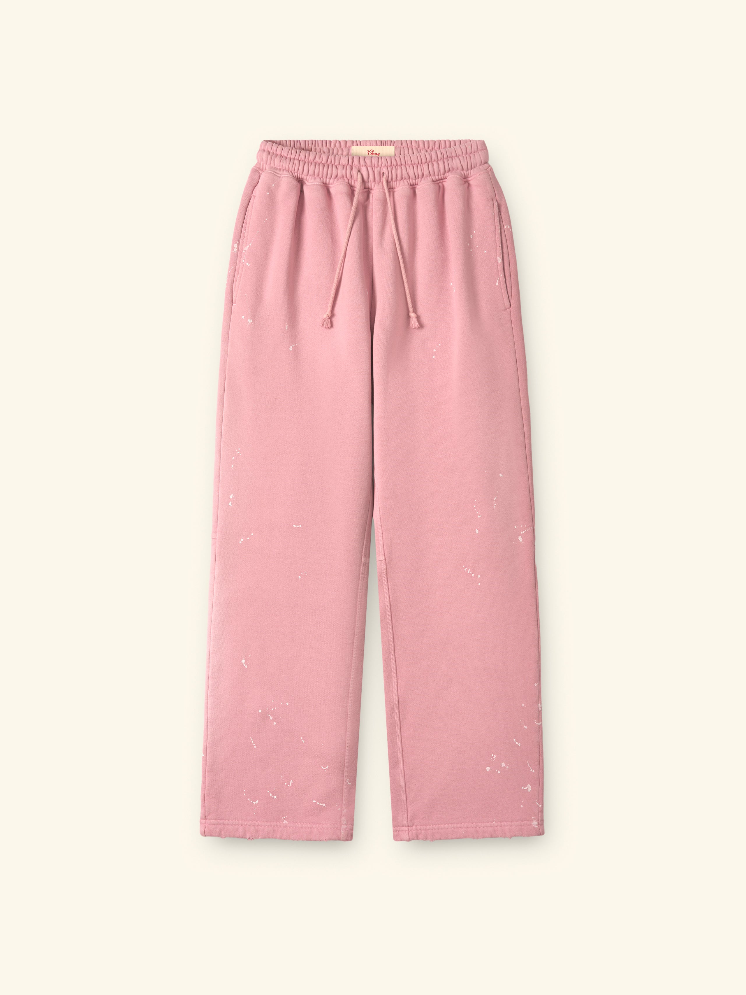 Image of Valentine's Distressed Parachute Sweatpants (Dusty Pink)