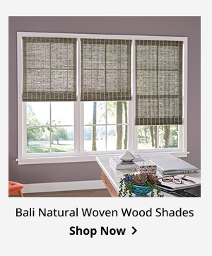 Bali Natural Woven Wood Shades | Shop Now >